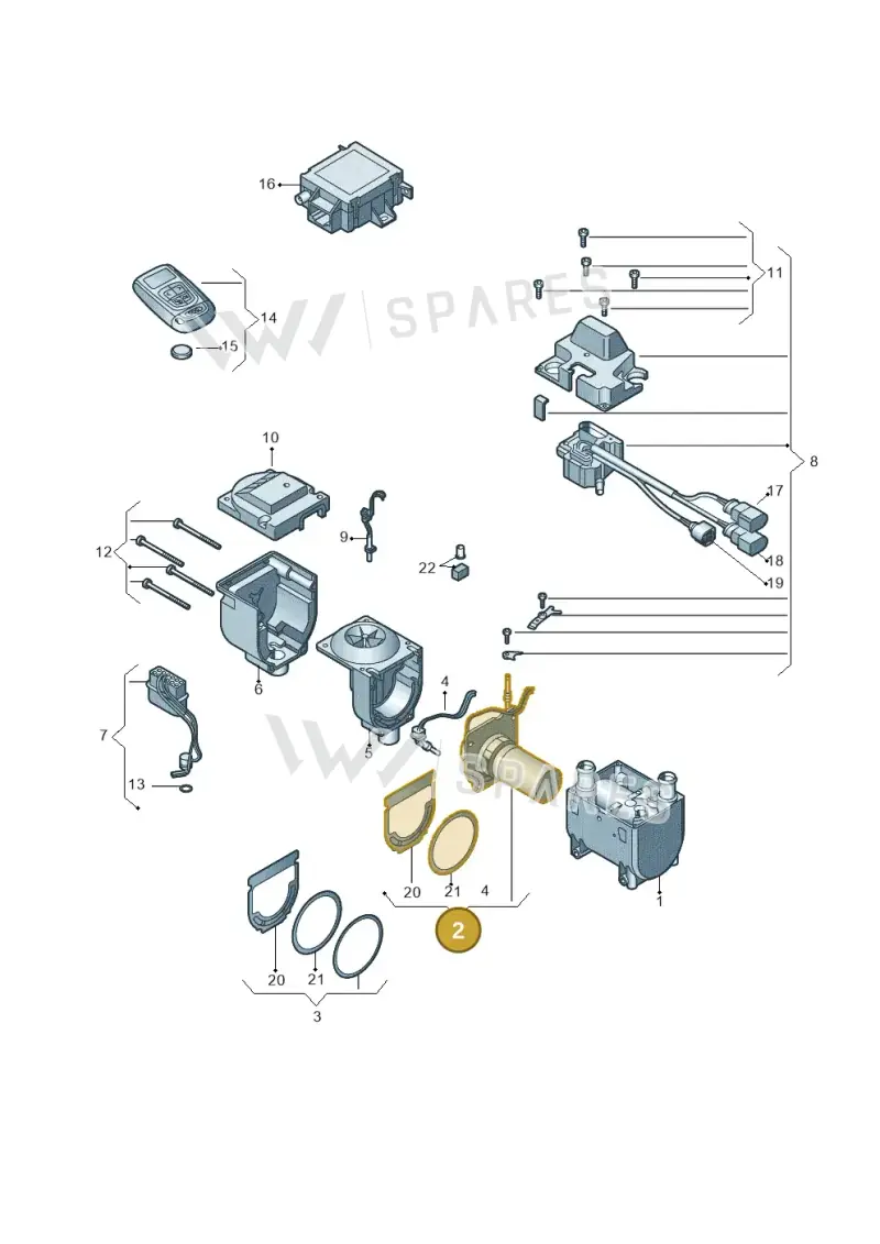 4H0898919D — Audi A7 Sportback (2014-2018) diagram 771261100, position 2