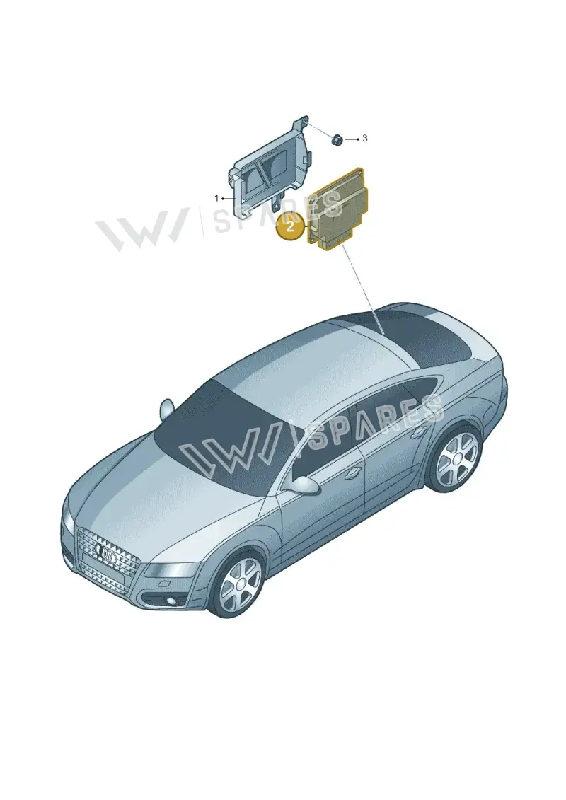 4H0907163B — Audi A7 Sportback (2014-2018) diagram 711907250, position 2
