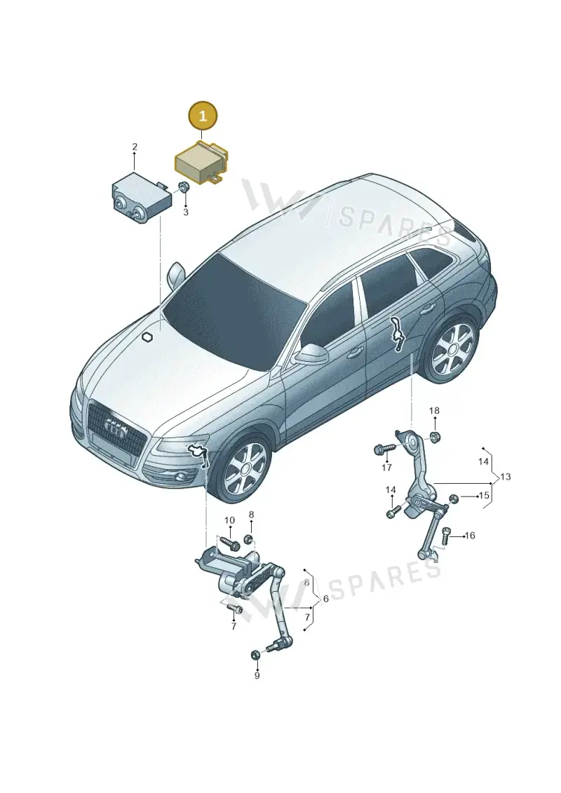 4H0907357B — Audi Q5 qu. 2.0 TDI (2012-2017) diagram 751941250, position 1