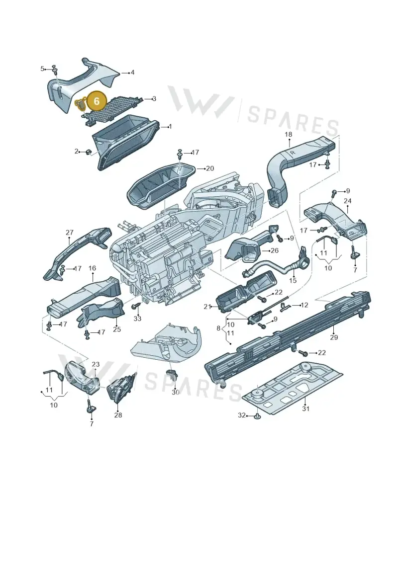 4H0907658A — Audi RS6 Avant (2019-) diagram 435819100, position 6