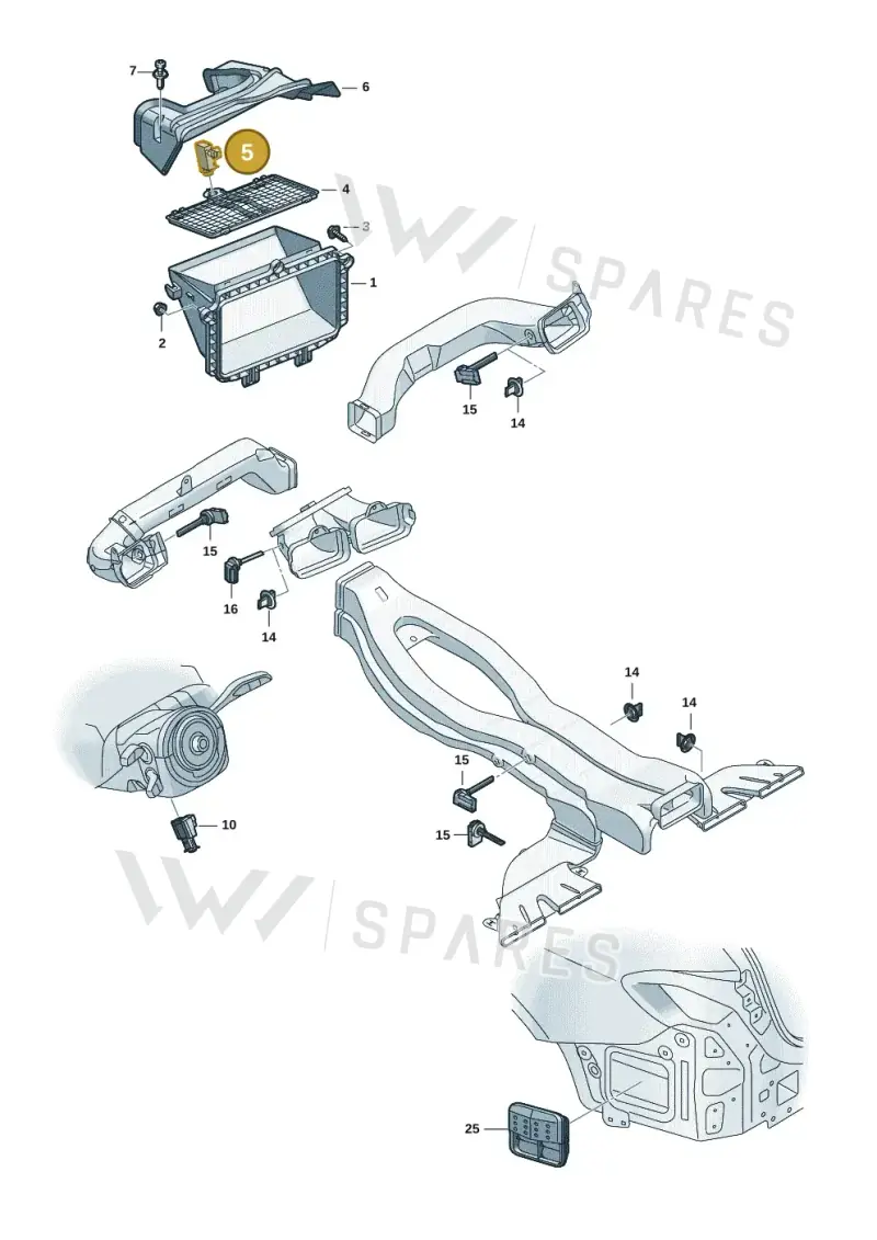 4H0907658C — Audi A5 Limo 2.0 (2024-) diagram 8wk819100, position 5