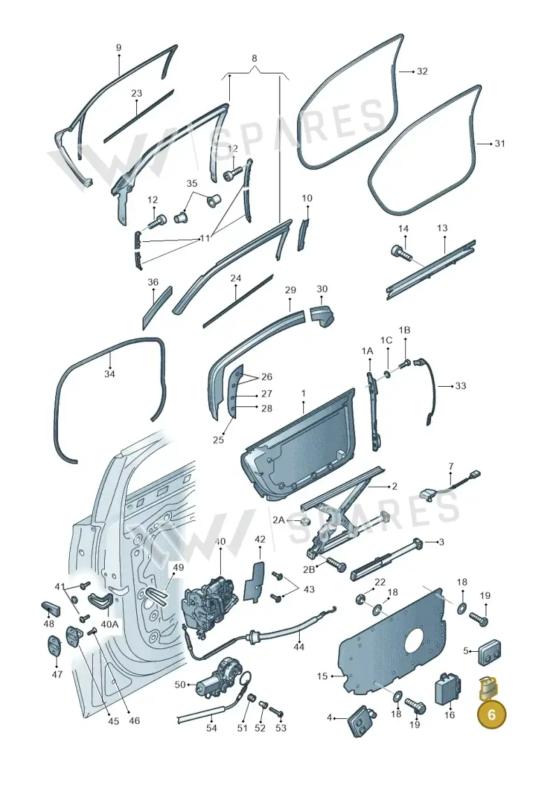 4H0915089 — Audi A8 (2013-2018) diagram 771839350, position 6