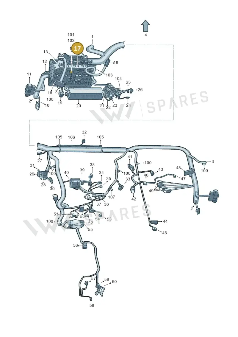 4H0937527B — Skoda Rapid (2012-2022) diagram 740971850, position 17
