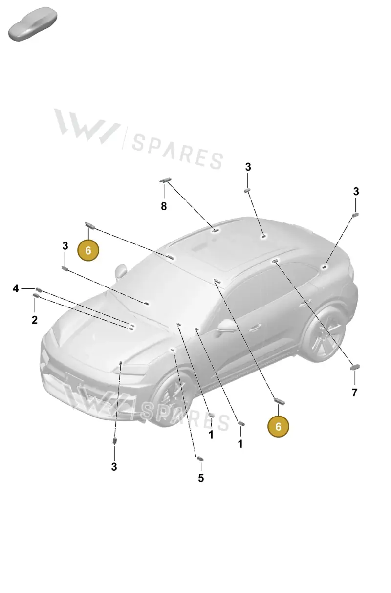4H0947105B — Porsche Macan (2024-2024) diagram p61905200, position 6