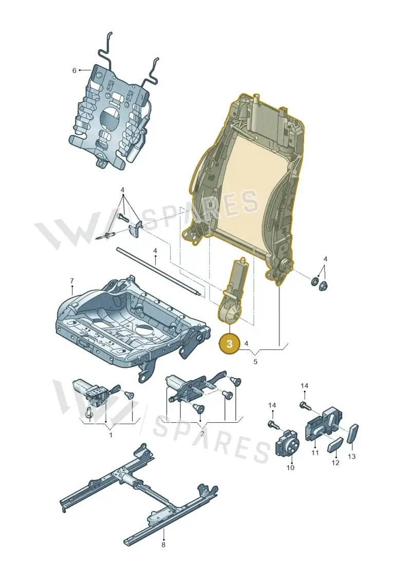 4H0959762 — Audi RS3 Limousine (2017-2020) diagram 745959200, position 3