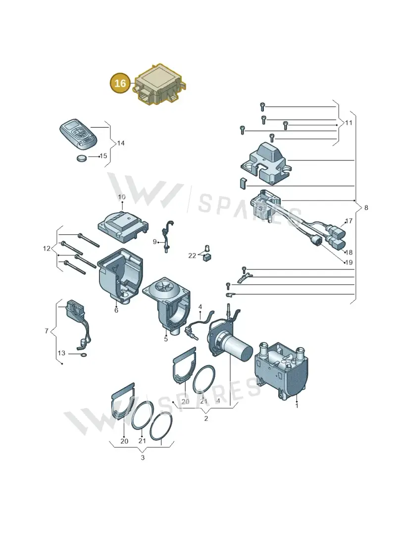 4H0963271E — Audi Q8 Quattro 3,0 (2018-) diagram 771261100, position 16