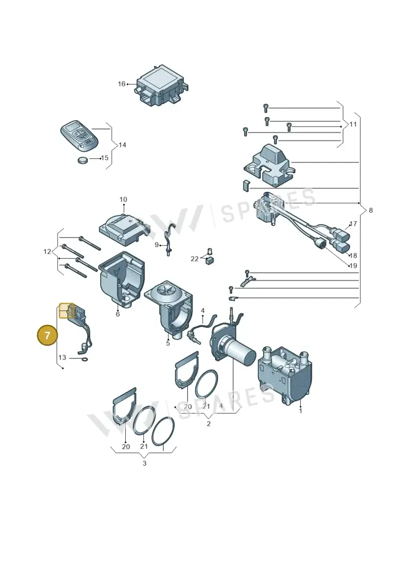 4H0971411 — Audi RS6 Avant (2019-) diagram 771261100, position 7