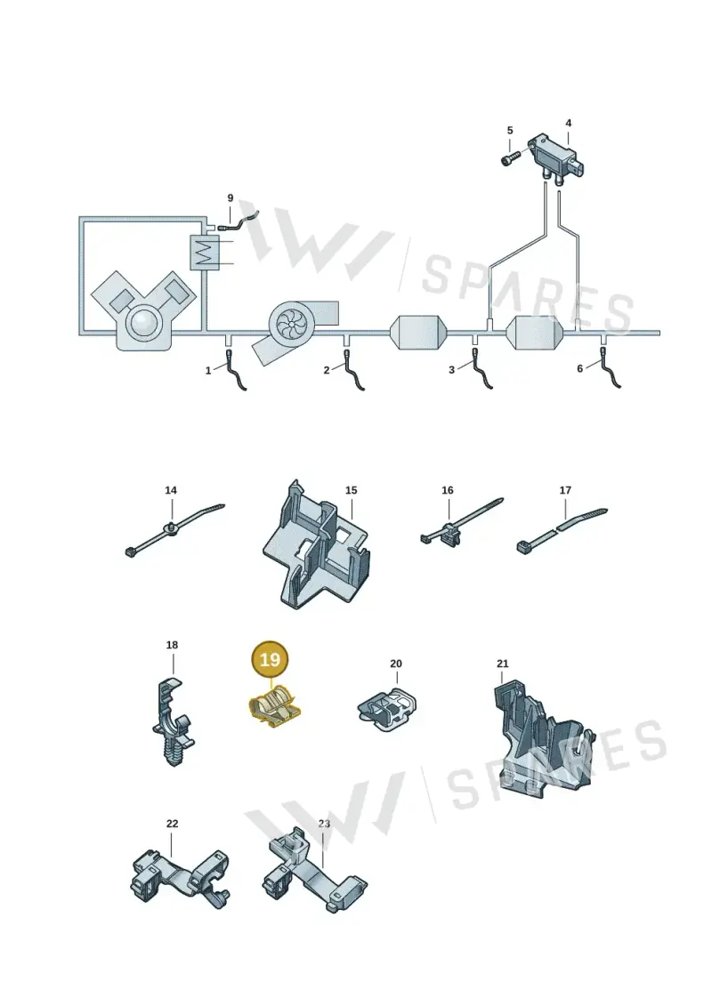 4H0971741 — Audi RS4 Avant (2017-2025) diagram 435906003, position 19
