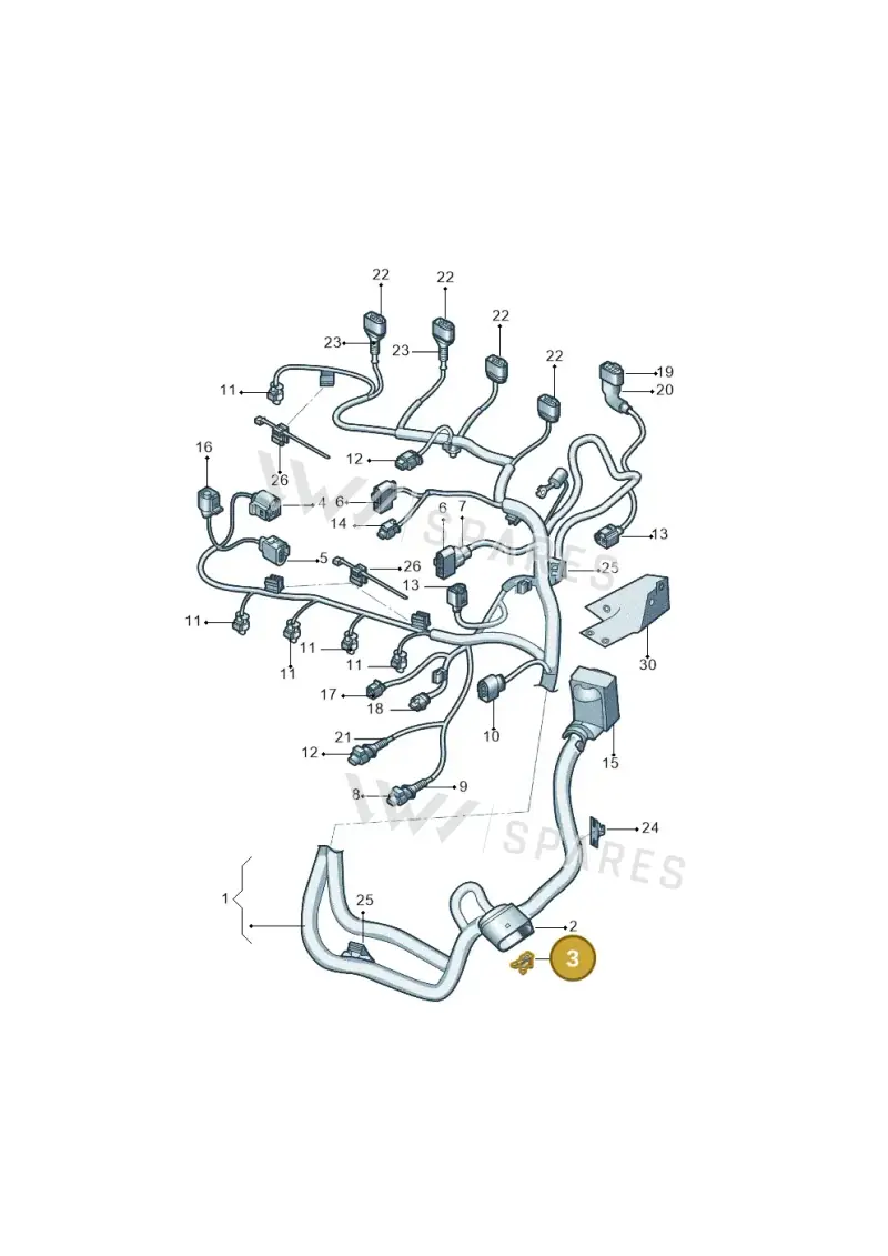 4H0971904 — Skoda Superb NF (2015-2023) diagram 433971050, position 3