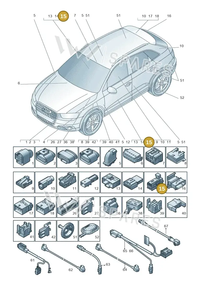 4H0972773 — Audi Q3 1.4 (2016-) diagram 728971790, position 15