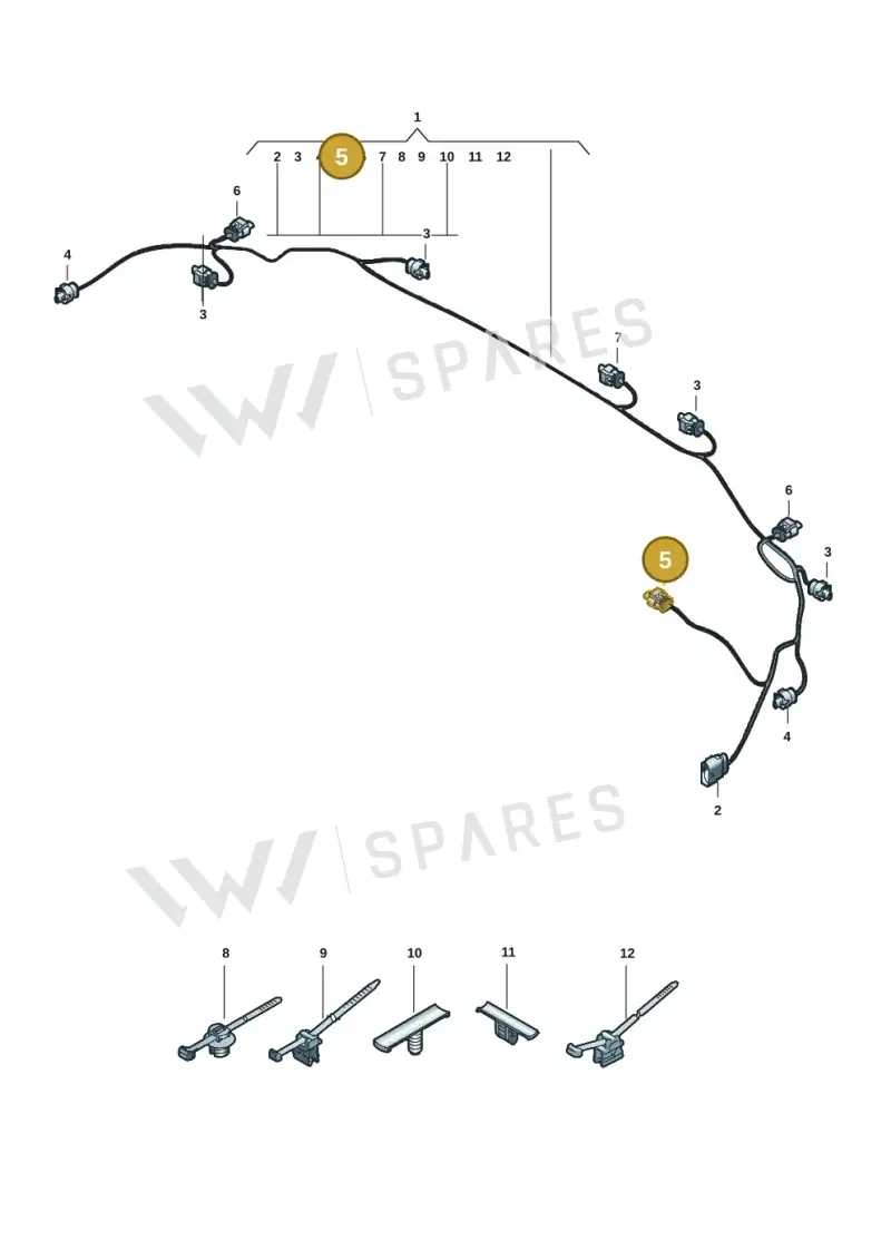 4H0973704 — Audi Q6 e-tron (2023-) diagram f5s972710, position 5