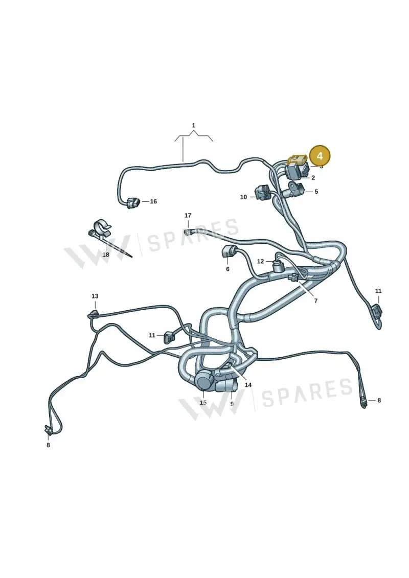 4H0973715A — Audi RS e-tron GT (2020-2020) diagram 4j1971100, position 4