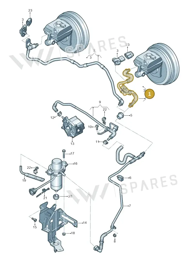 4H1611931B — Audi A8 (2013-2018) diagram 696611830, position 1