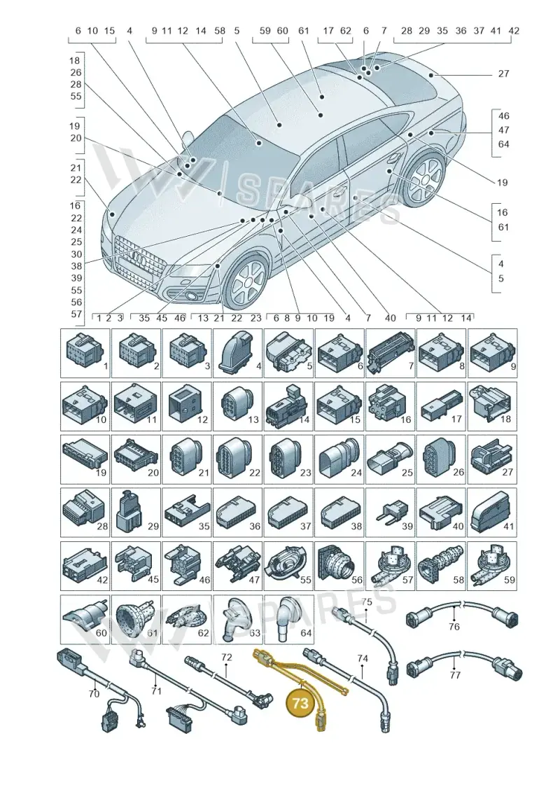 4H1971192A — Audi A7 Sportback (2014-2018) diagram 788971790, position 73