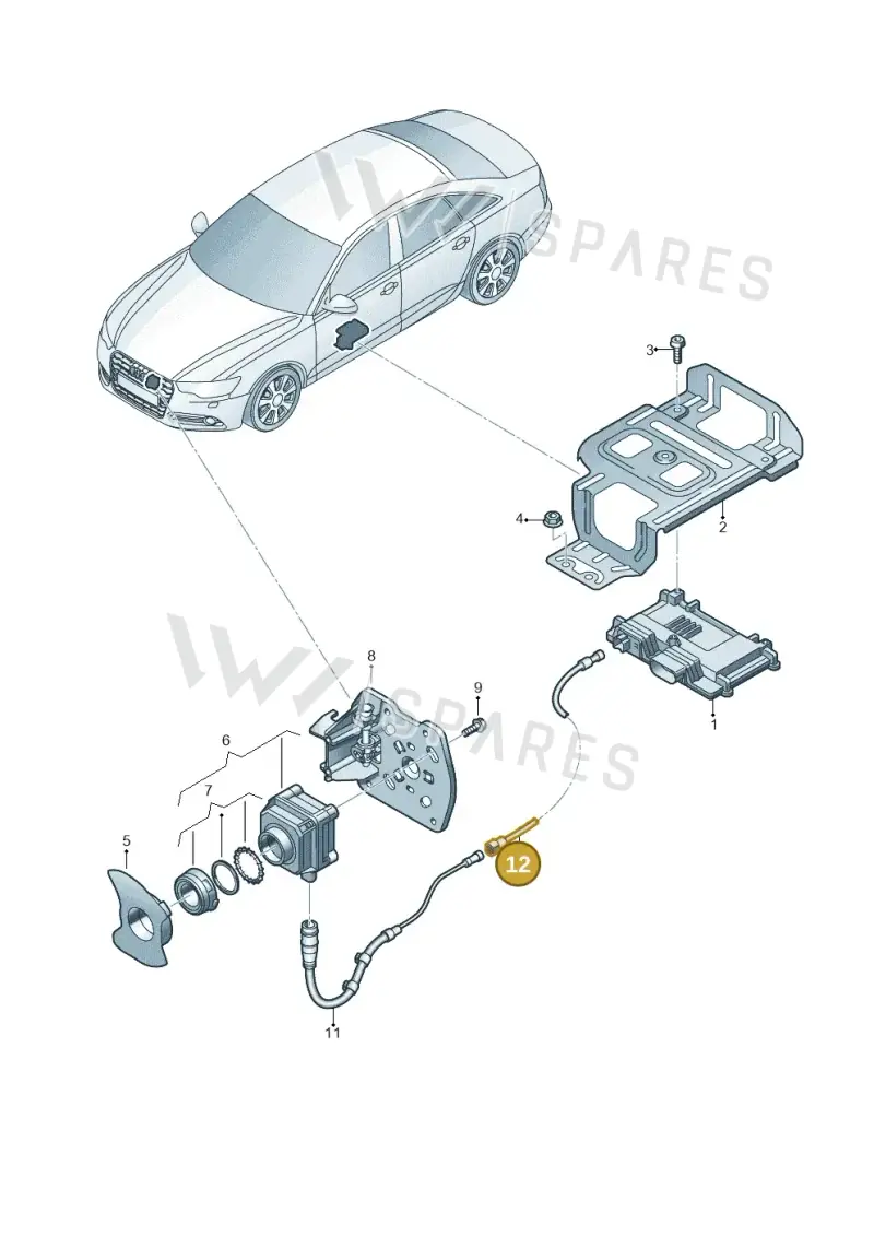 4H1971192A — Volkswagen Phideon (2016-2023) diagram 798907400, position 12