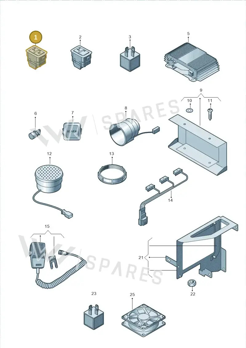 4H6962109 — Audi A8L qu. 3.0 TDI (2009-2014) diagram 696907680, position 1