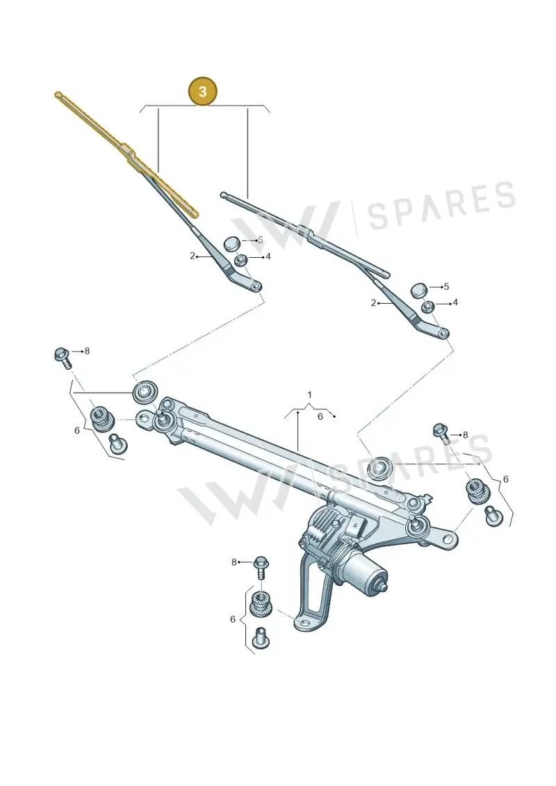 4J1998002C — Audi RS e-tron GT (2020-2025) diagram 896955000, position 3
