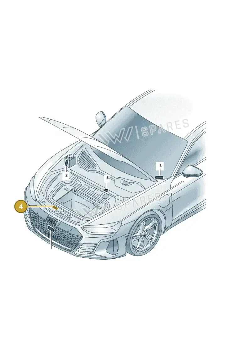 4J3010006A — Audi RS e-tron GT (2020-2025) diagram 4j1010010, position 4