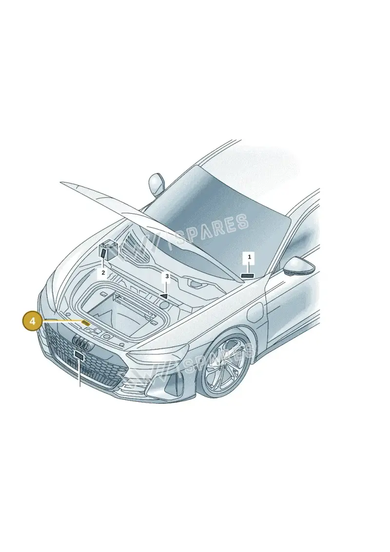 4J3010006 — Audi RS e-tron GT (2020-2025) diagram 4j1010010, position 4