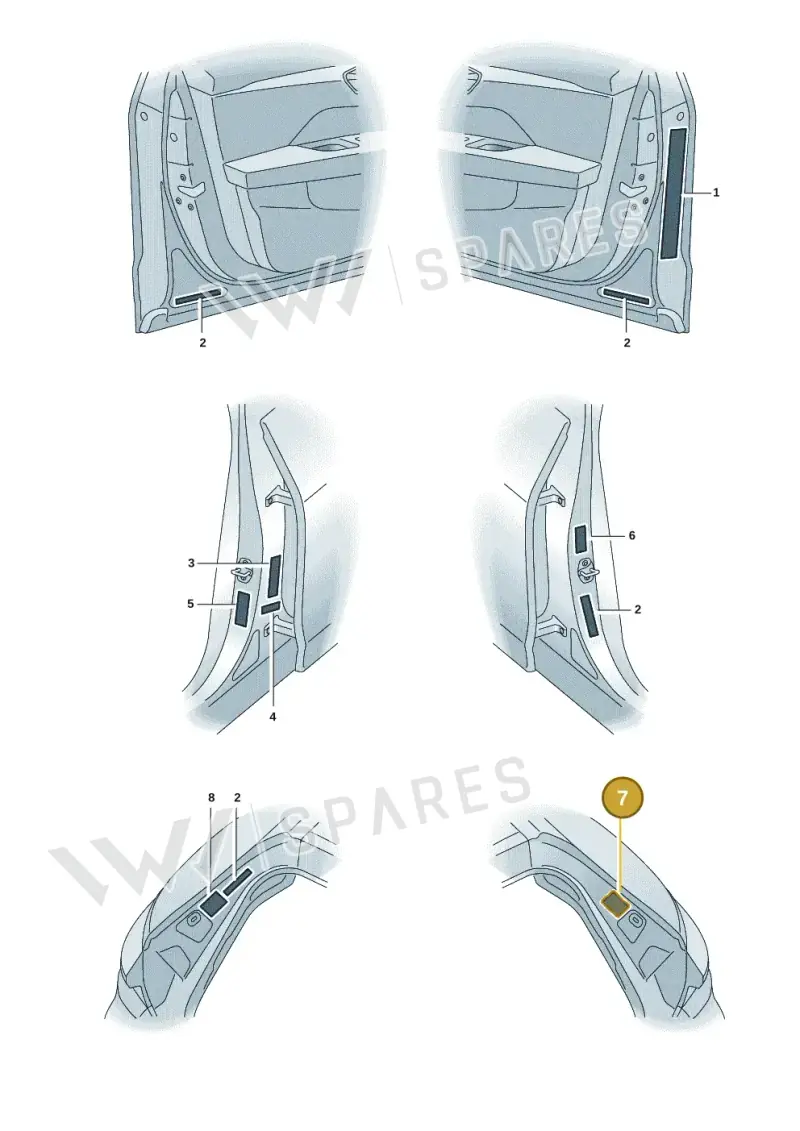 4J3010031 — Audi RS e-tron GT (2020-2025) diagram 4j1010020, position 7