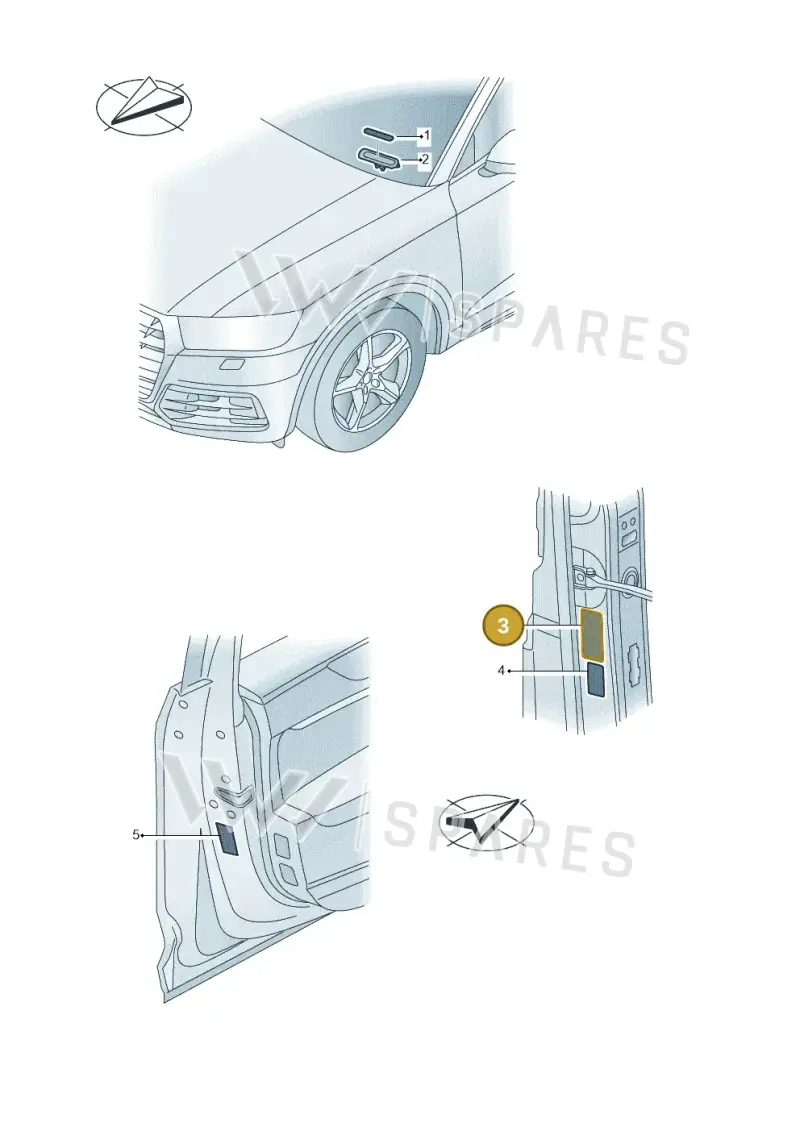 4J3010031B — Audi RS6 Avant (2019-2025) diagram 435010200, position 3