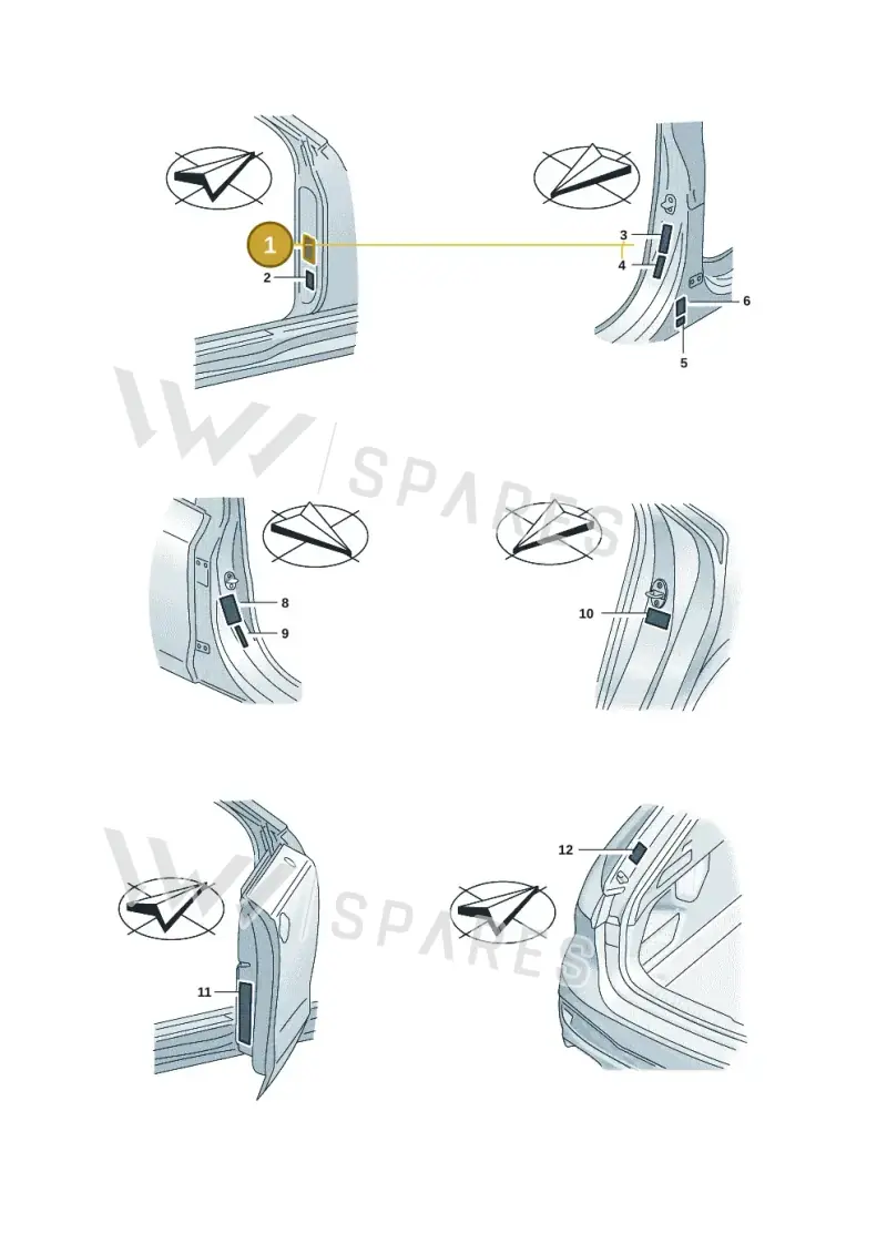4J3010031 — Audi A5 Limousine (2024-2025) diagram 8wk010200, position 1