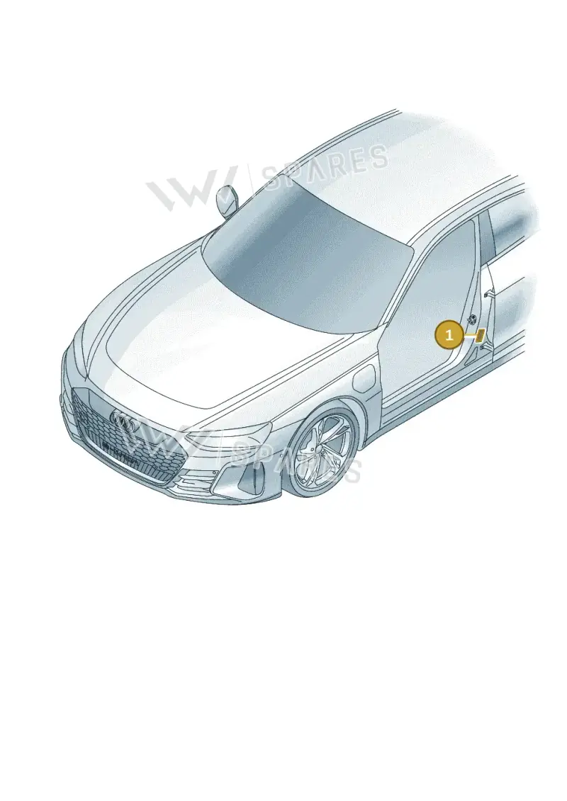 4J3010502AC — Audi RS e-tron GT (2020-2025) diagram 4j1010020, position 1