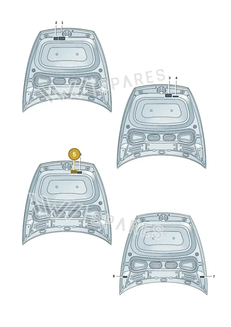 4J3010504C — Audi RS e-tron GT (2020-2025) diagram 4j1010010, position 5