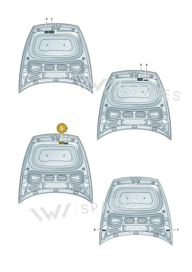 4J3010504 — Audi RS e-tron GT (2020-2025) diagram 4j1010010, position 5