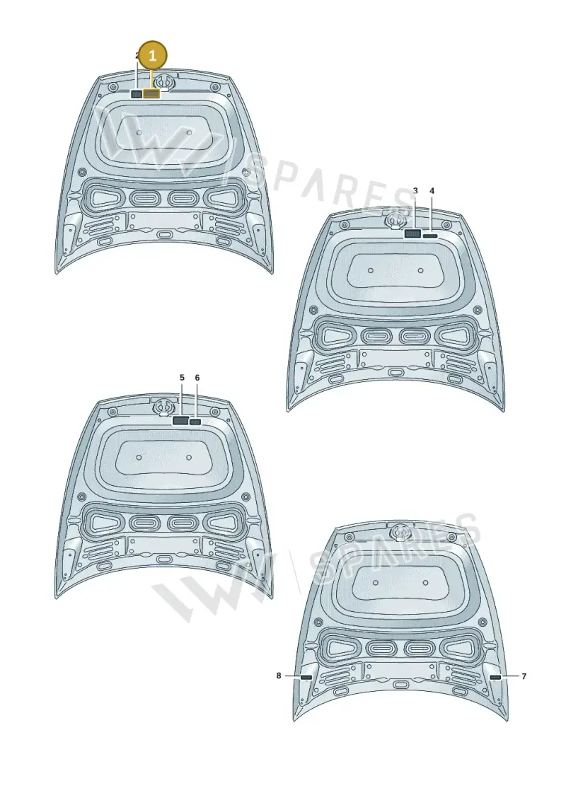4J3010515 — Audi RS e-tron GT (2020-2025) diagram 4j1010010, position 1