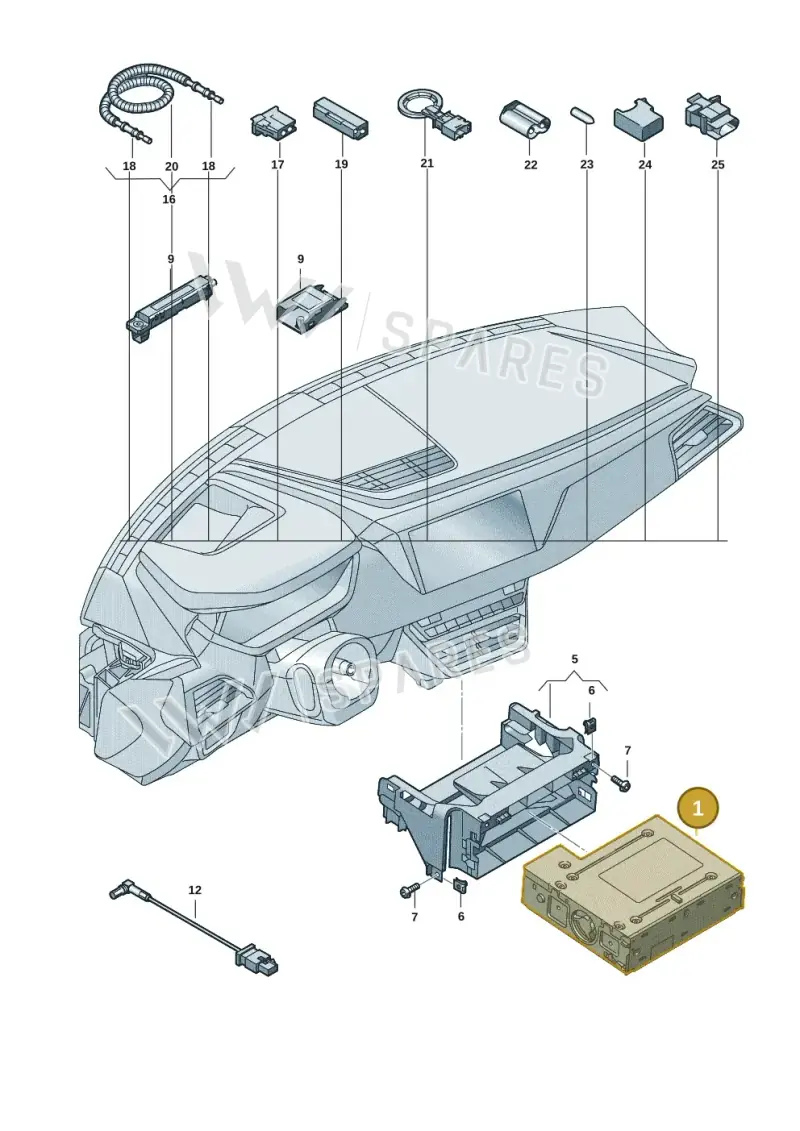 4J3035092F — Audi RS e-tron GT (2020-2025) diagram 4j1035000, position 1