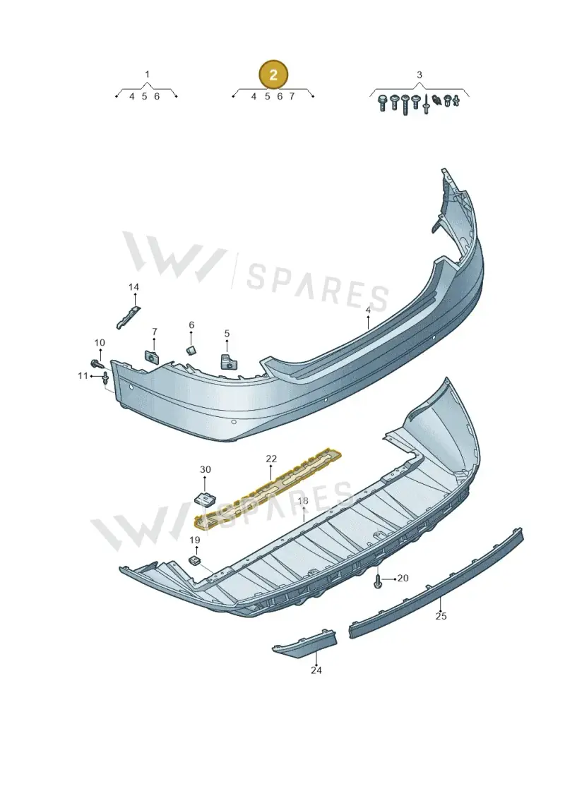 4J3807421CGRU — Audi RS e-tron GT (2020-2025) diagram 4j1807600, position 2