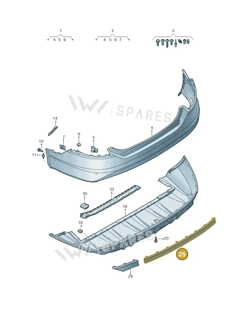 4J3807833A3Q0 — Audi RS e-tron GT (2020-2025) diagram 4j1807600, position 25