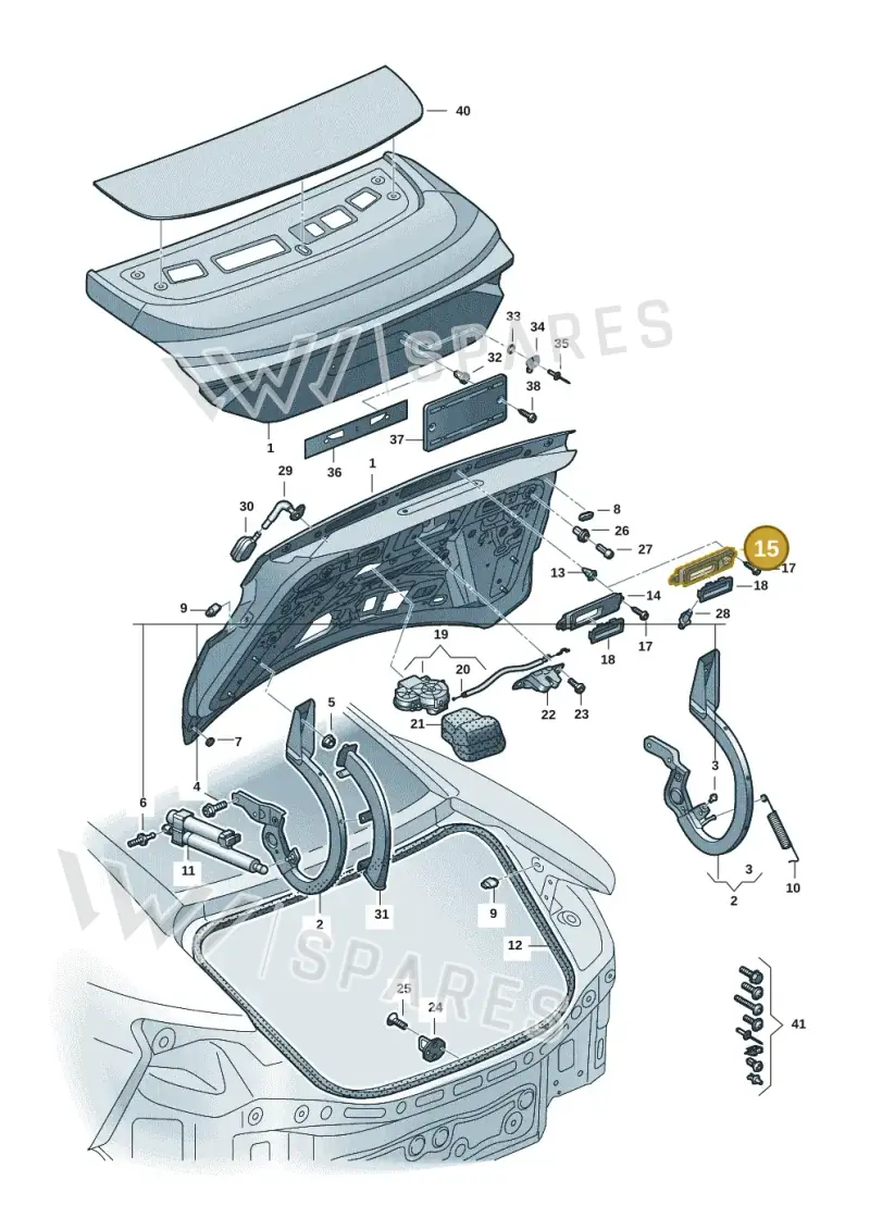 4J3827574B — Audi RS e-tron GT (2020-2020) diagram 4j1827000, position 15