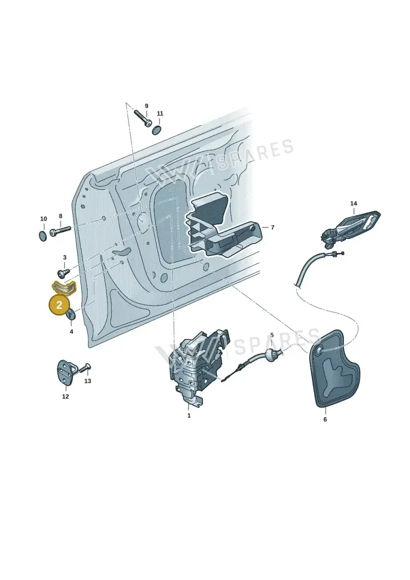 4J3837087 — Audi RS e-tron GT (2020-2020) diagram 4j1837030, position 2