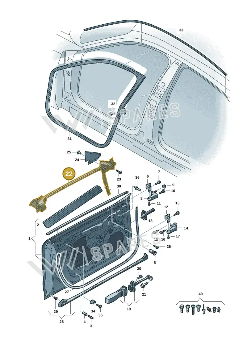 4J3837391A — Audi RS e-tron GT (2020-2025) diagram 4j1831010, position 22