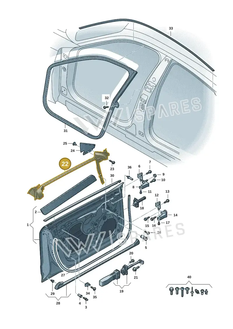 4J3837392A — Audi RS e-tron GT (2020-2025) diagram 4j1831010, position 22