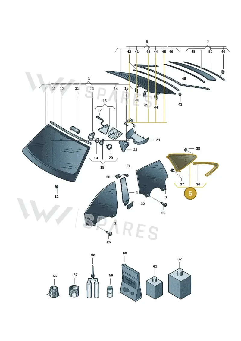 4J3845297G — Audi RS e-tron GT (2020-2025) diagram 4j1845000, position 5