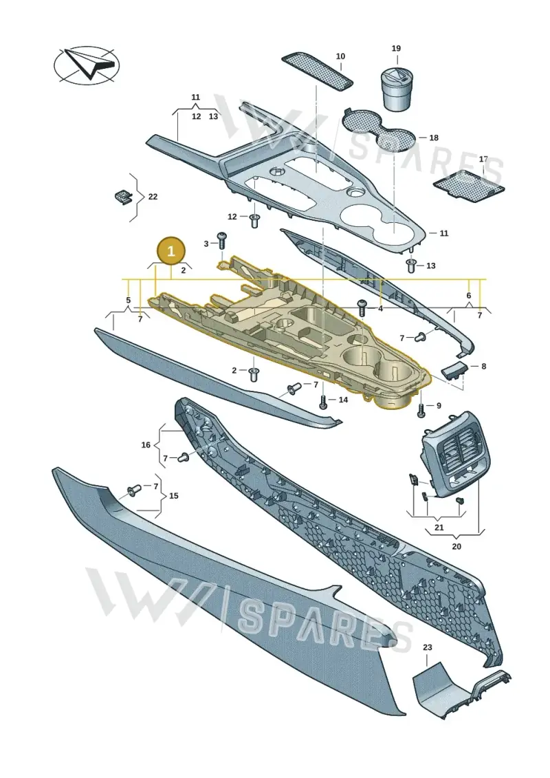 4J3863244A4PK — Audi RS e-tron GT (2020-2025) diagram 4j1863510, position 1