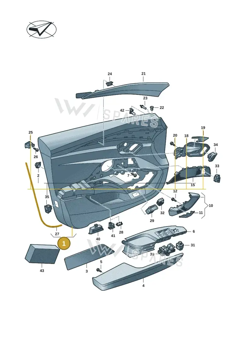 4J3867103BWFN — Audi RS e-tron GT (2020-2025) diagram 4j1867000, position 1