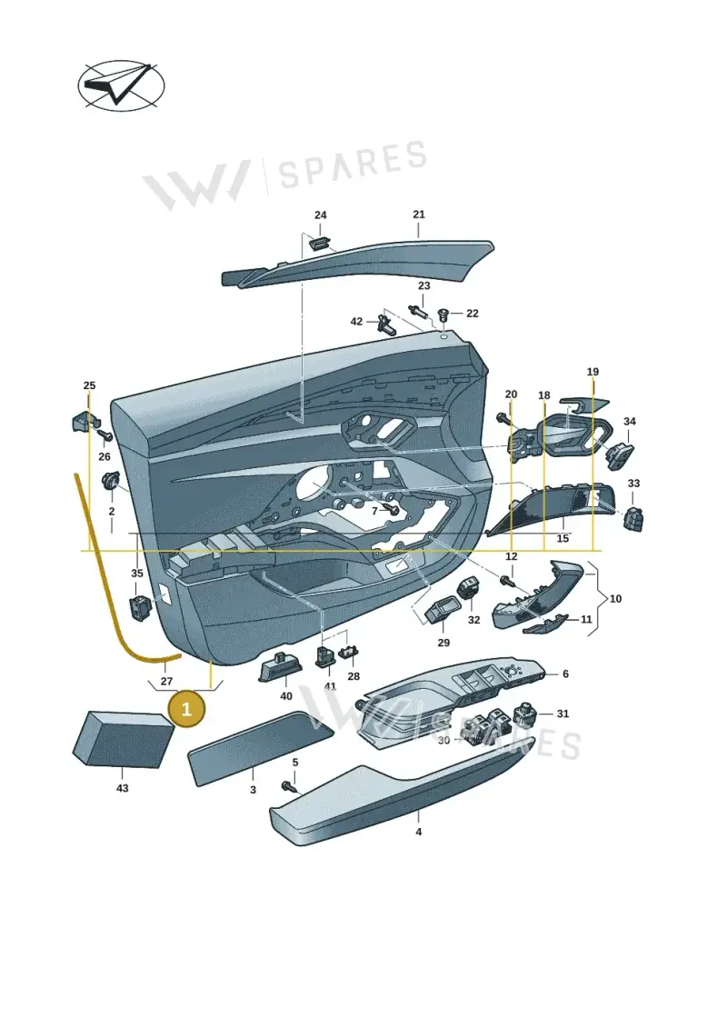 4J3867103CWFN — Audi RS e-tron GT (2020-2025) diagram 4j1867000, position 1