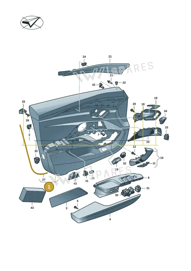 4J3867103EWFN — Audi RS e-tron GT (2020-2025) diagram 4j1867000, position 1