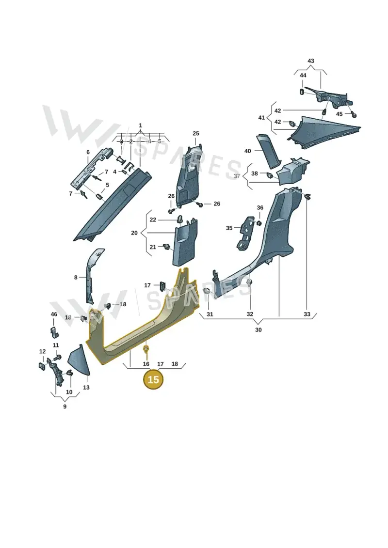 4J3867269G1E0 — Audi RS e-tron GT (2020-2025) diagram 4j1867650, position 15