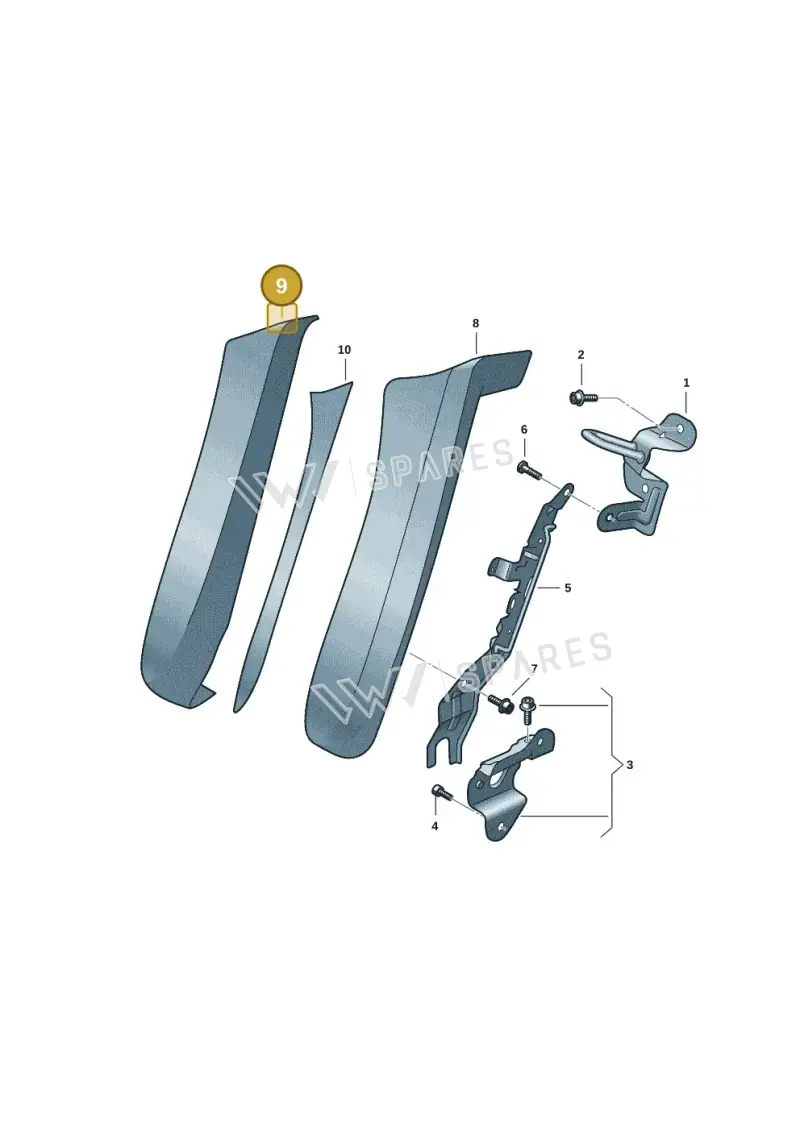 4J3885746L38M — Audi RS e-tron GT (2020-2025) diagram 4j1885850, position 9