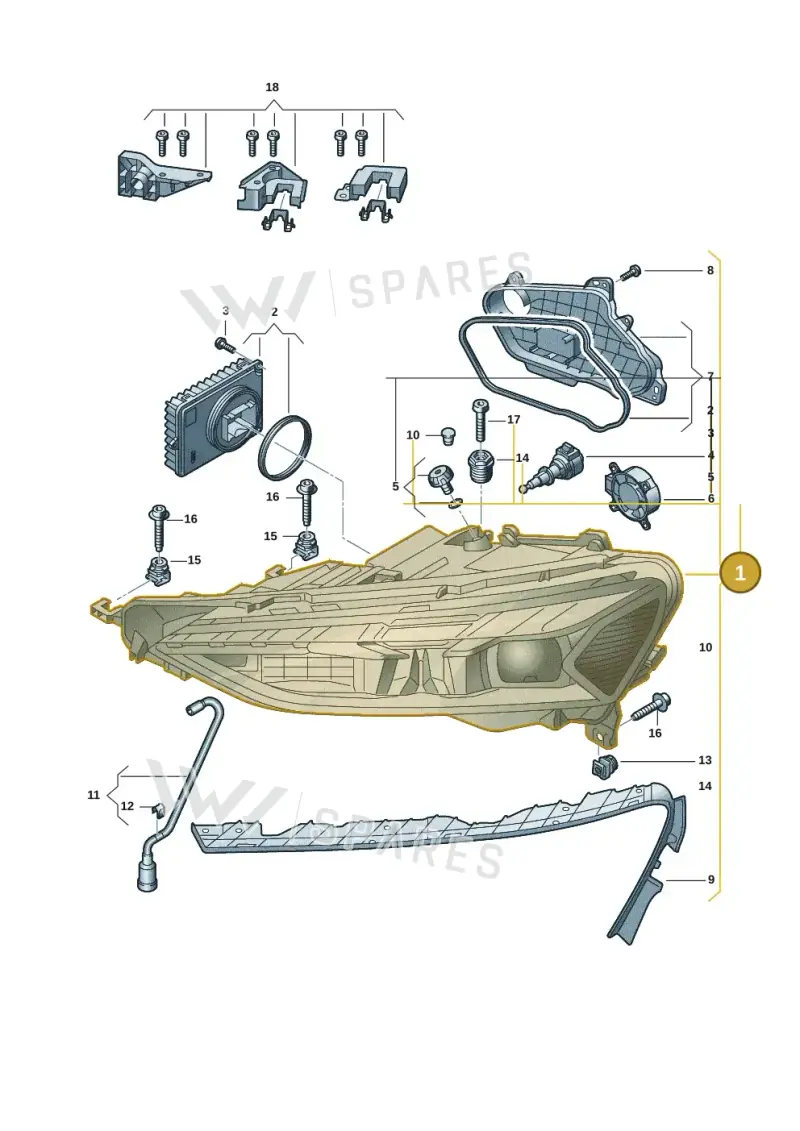 4J3941036A — Audi RS e-tron GT (2020-2025) diagram 4j1941000, position 1