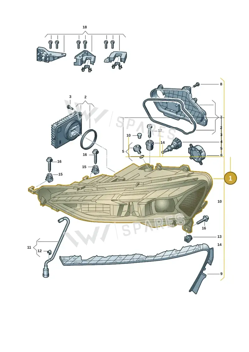 4J3941036 — Audi RS e-tron GT (2020-2025) diagram 4j1941000, position 1