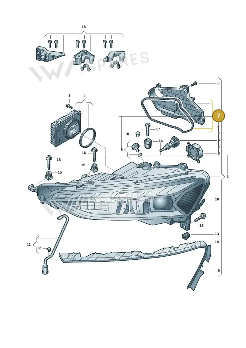 4J3941157 — Audi RS e-tron GT (2020-2020) diagram 4j1941000, position 7