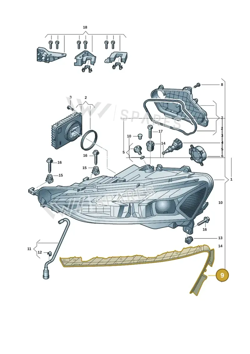 4J3941192 — Audi RS e-tron GT (2020-2020) diagram 4j1941000, position 9