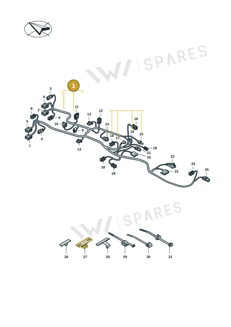 4J3971641A — Audi RS e-tron GT (2020-2025) diagram 4j1972660, position 1
