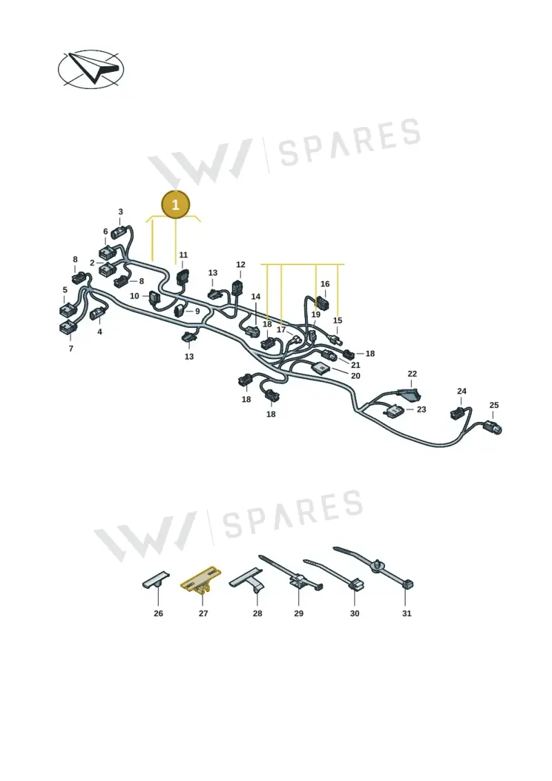 4J3971641L — Audi RS e-tron GT (2020-2025) diagram 4j1972660, position 1